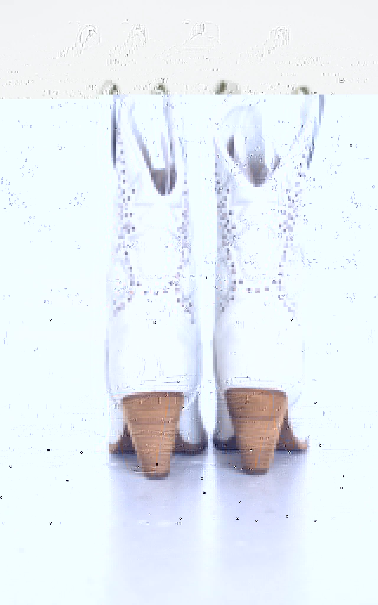 Houston Western Boots in White - cantonclothingcompany